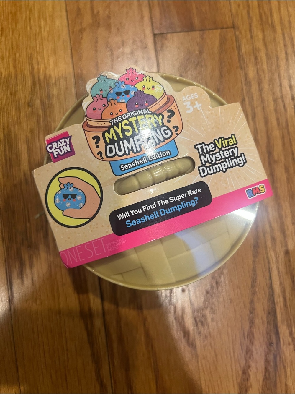 RMS The Original Mystery Dumpling Seashell Edition Toy - Tan & Pink